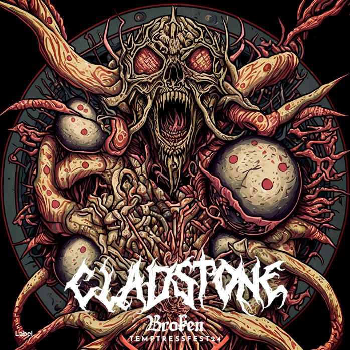 2D view of Premade Heavy Metal & Gothic Metal Album Cover - Tan #8259 | AlbumArtZone*