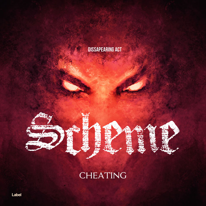 2D view of Premade Heavy Metal & Gothic Metal Album Cover - Aubergine #8800 | AlbumArtZone*
