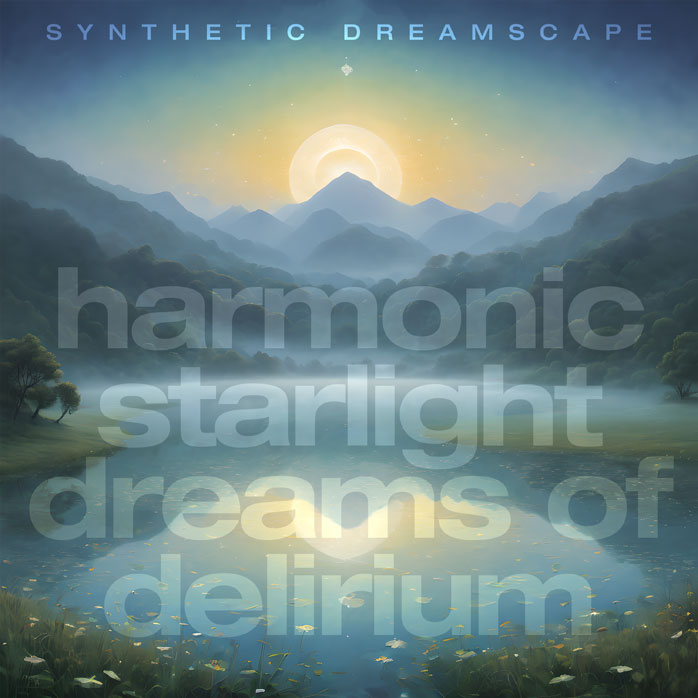 2D view of Premade New Age Album Cover - Slate Gray #10130 | AlbumArtZone*