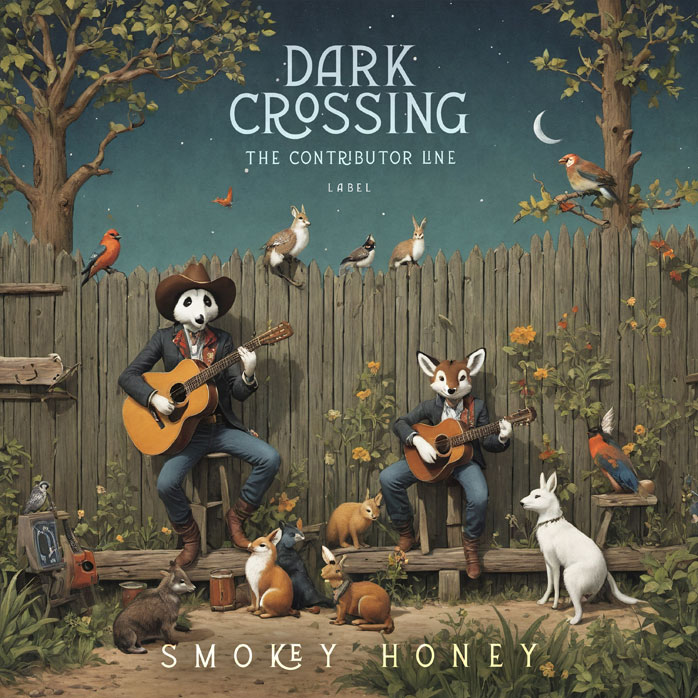 2D view of Premade Country & Acoustic Book Cover - Fuscous Gray #10352 | AlbumArtZone*