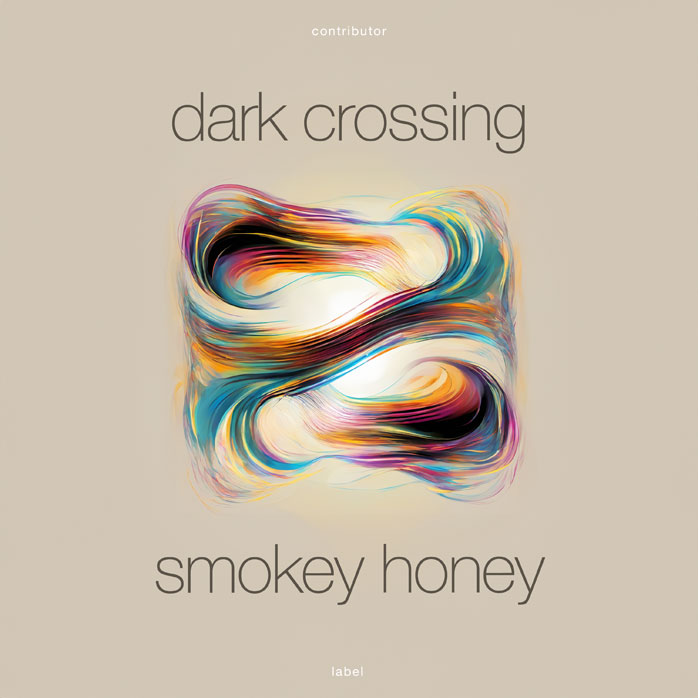 2D view of Premade Contemporary Music Album Cover - Soft Amber #10439 | AlbumArtZone*