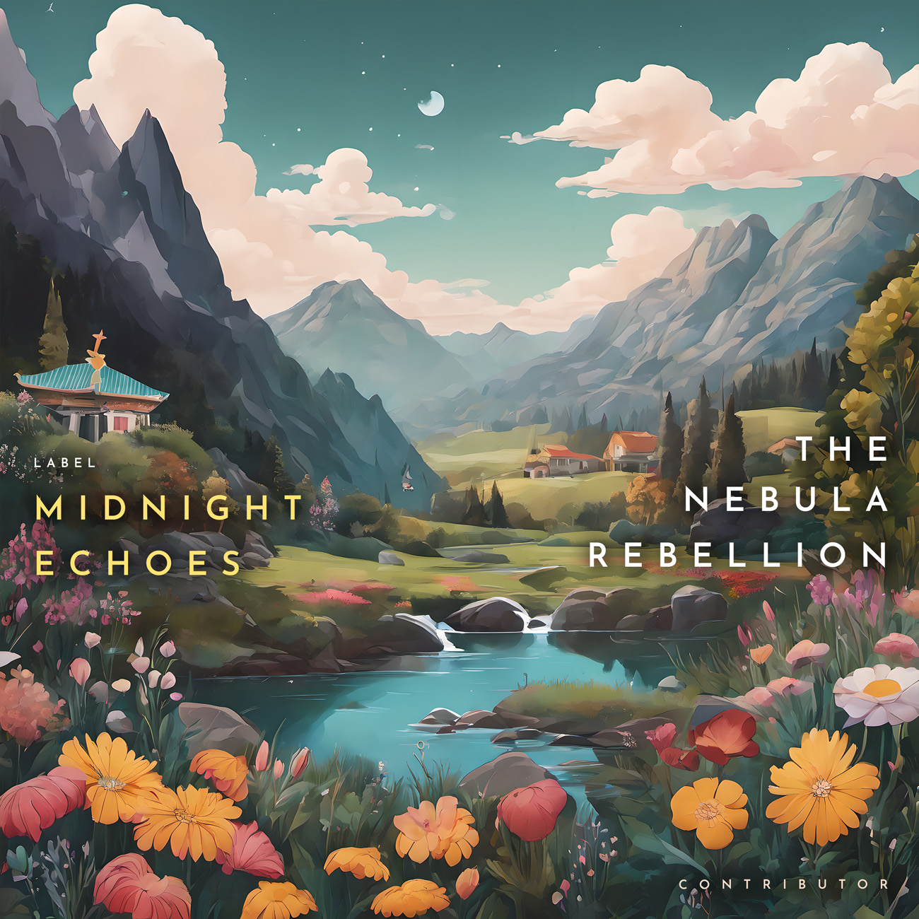2D view of Premade Indie & Folk Music Album Cover - Nandor #10489 | AlbumArtZone*
