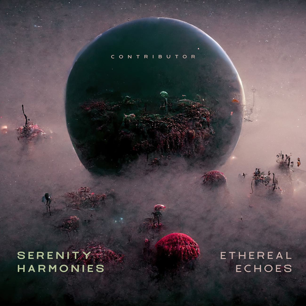 2D view of Premade Electronica & Ambient Album Cover - Tuna #10570 | AlbumArtZone*