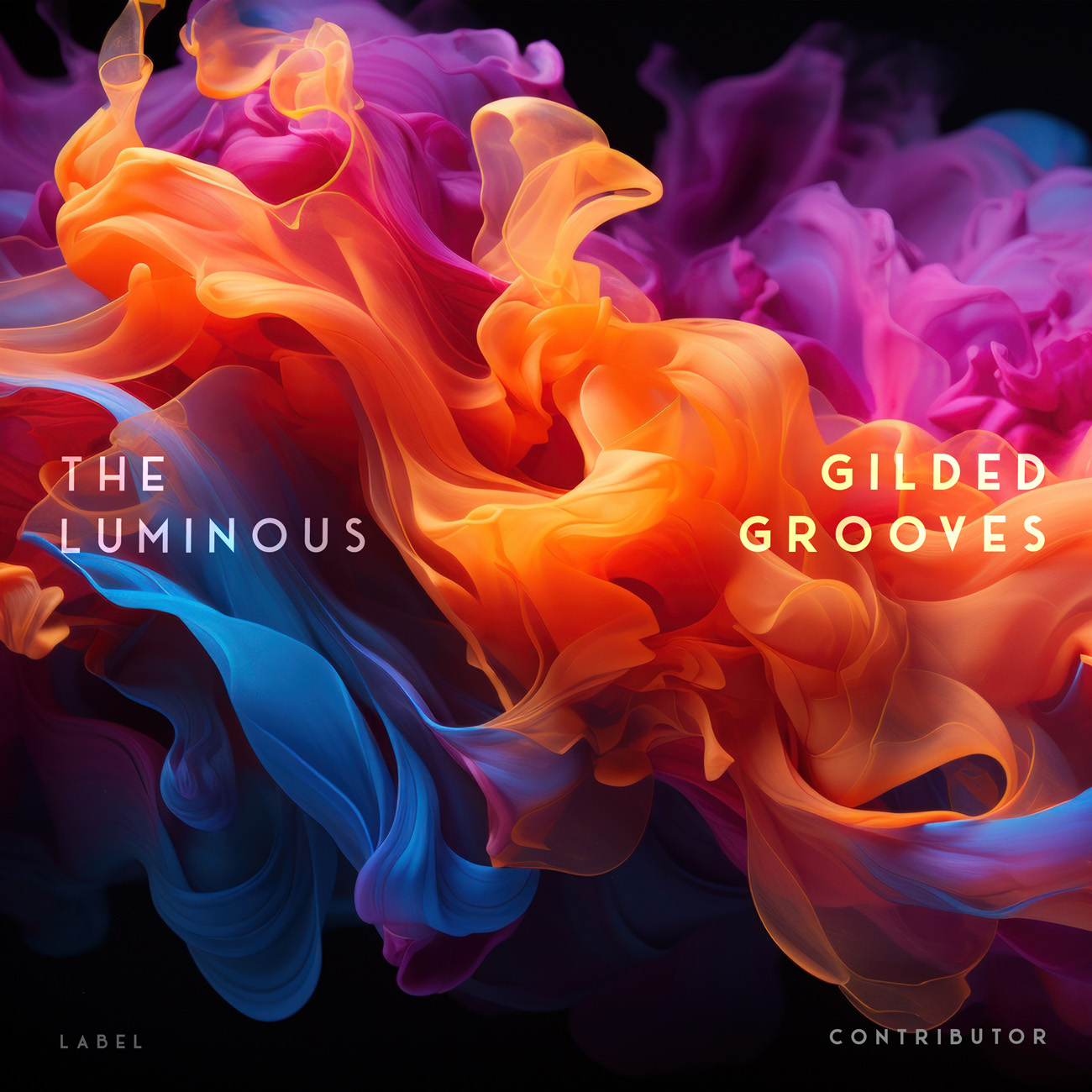 2D view of Premade Contemporary Music Album Cover - Burnt Sienna #10631 | AlbumArtZone*