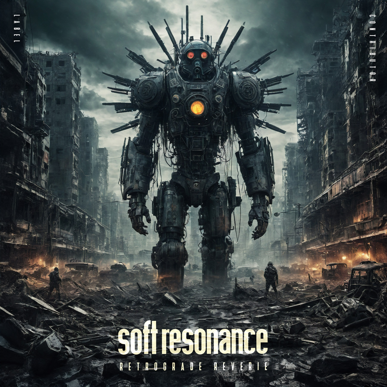 2D view of Premade Electronica & Ambient Album Cover - Outer Space #10731 | AlbumArtZone*