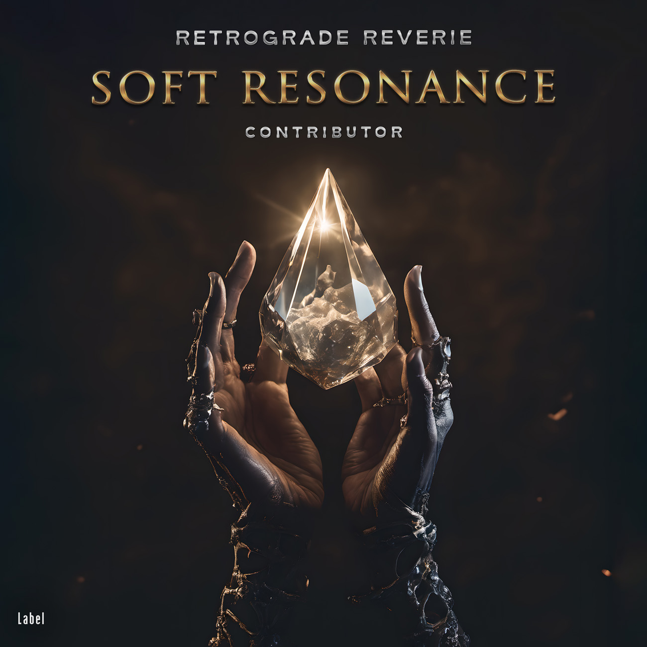2D view of Premade New Age Album Cover - Cod Gray #10744 | AlbumArtZone*