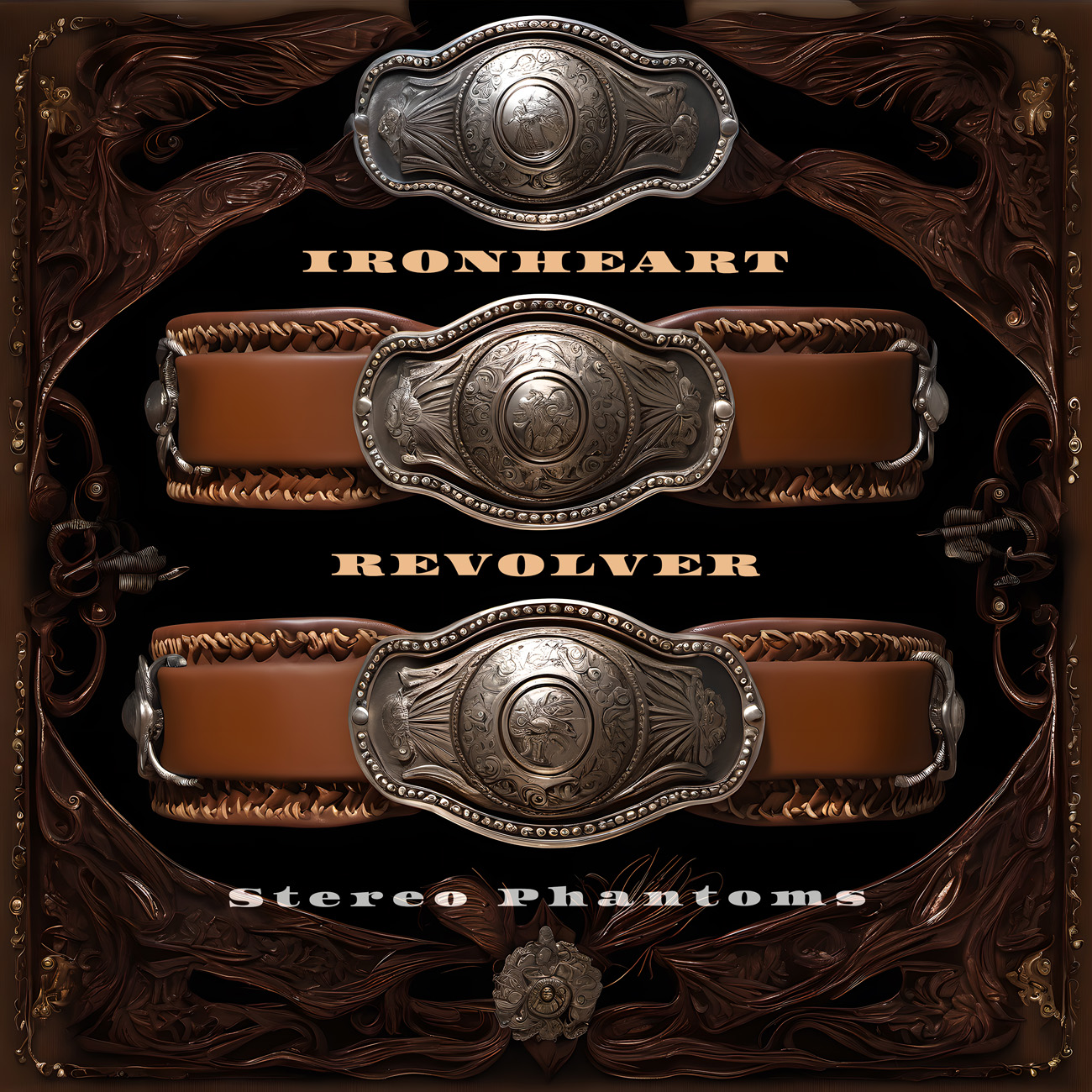2D view of Premade Country & Acoustic Book Cover - Night Rider #10849 | AlbumArtZone*