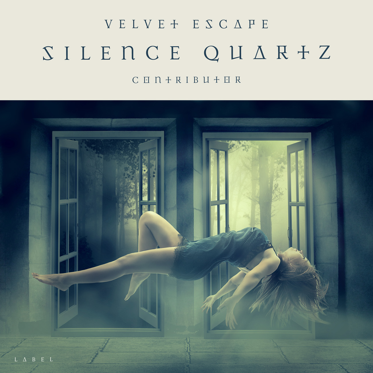2D view of Premade Electronica & Ambient Album Cover - Oxford Blue #11045 | AlbumArtZone*