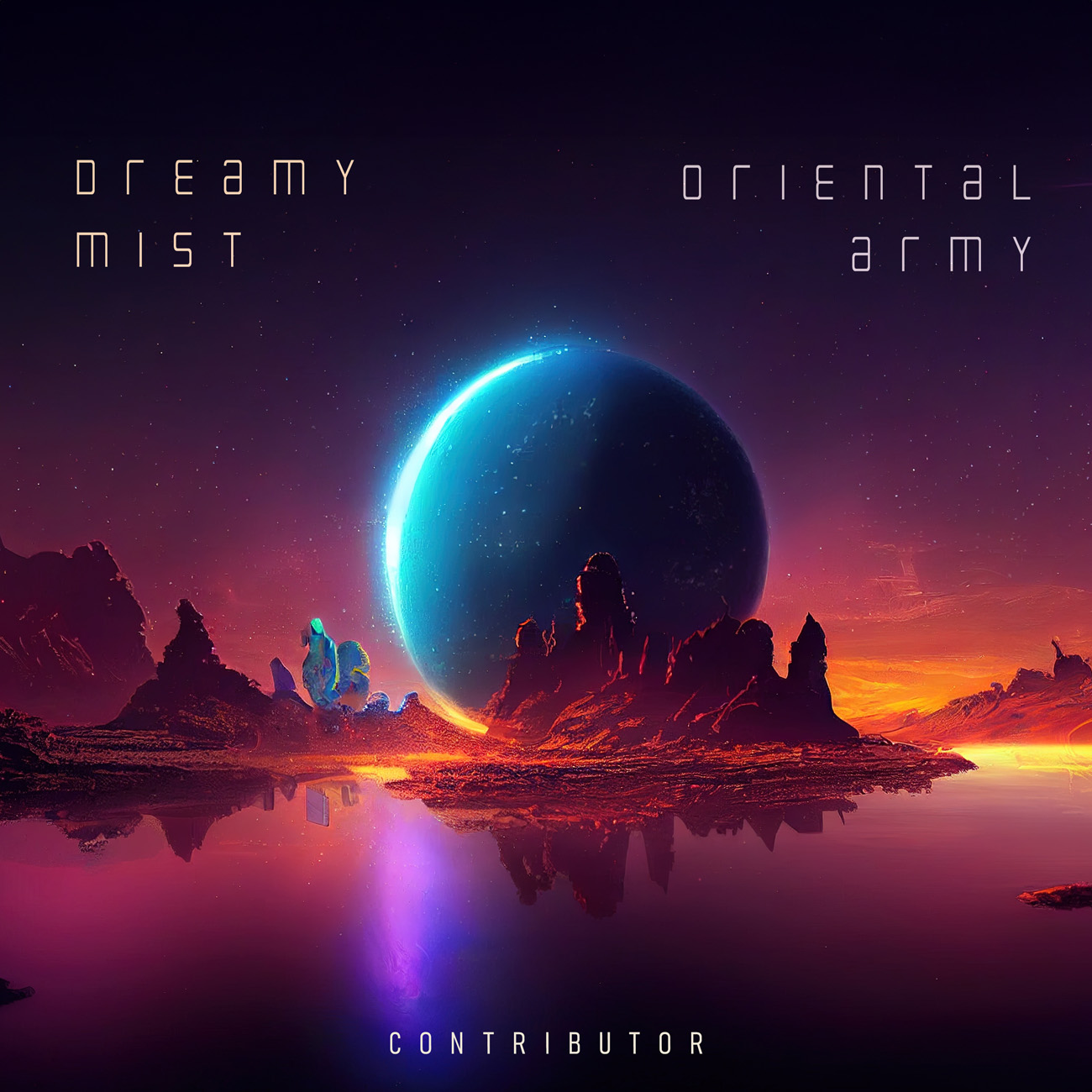 2D view of Premade Electronica & Ambient Album Cover - Revolver #11207 | AlbumArtZone*