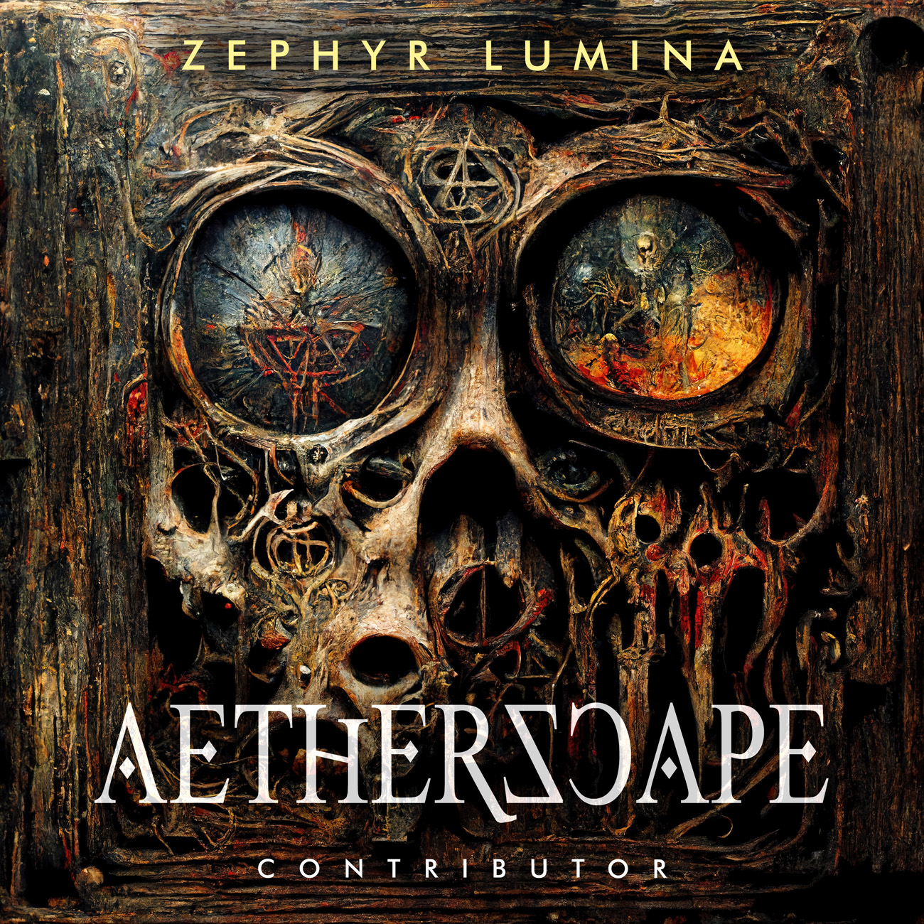 2D view of Premade Heavy Metal & Gothic Metal Album Cover - Zeus #11221 | AlbumArtZone*