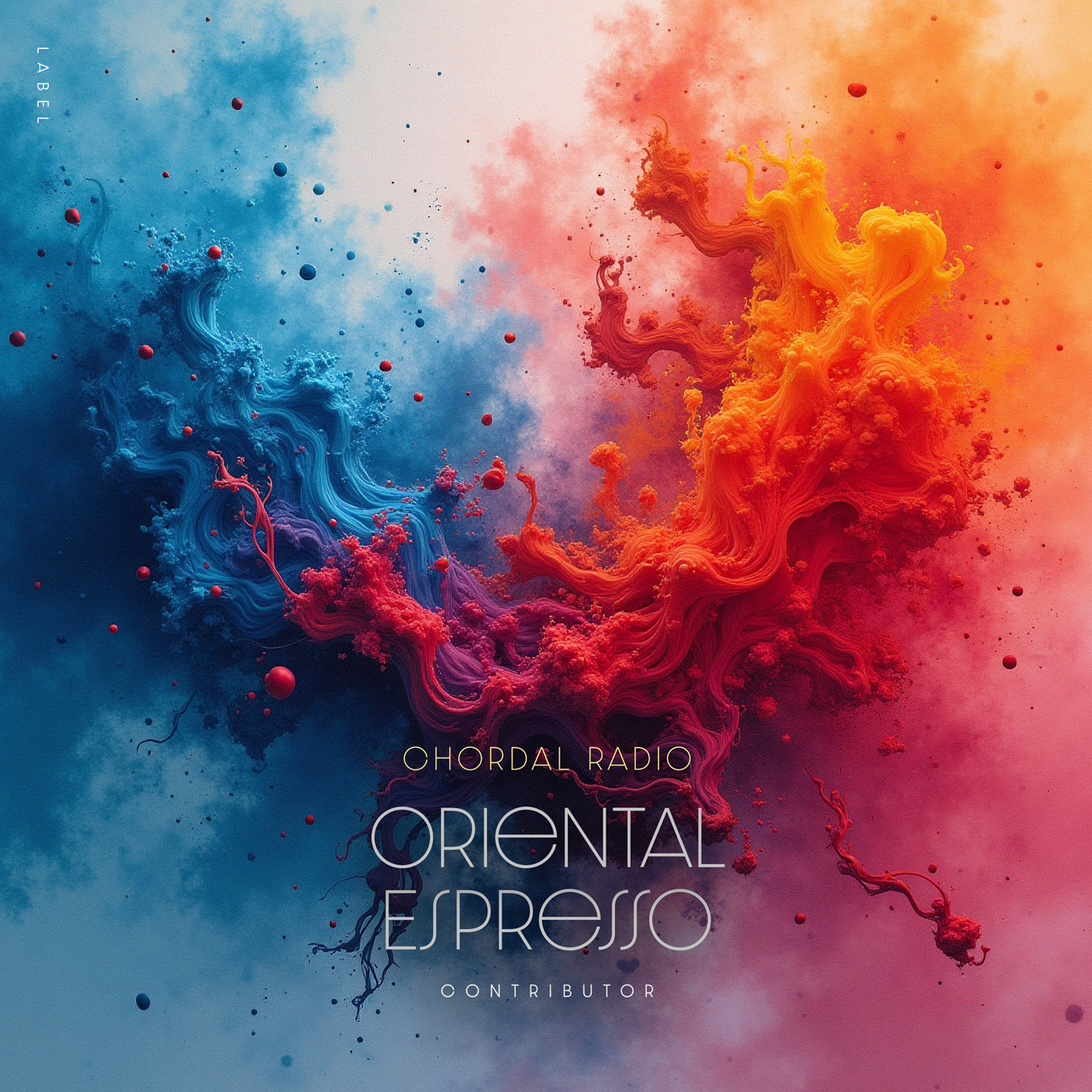 2D view of Premade Contemporary Music Album Cover - Chestnut Rose #11710 | AlbumArtZone*