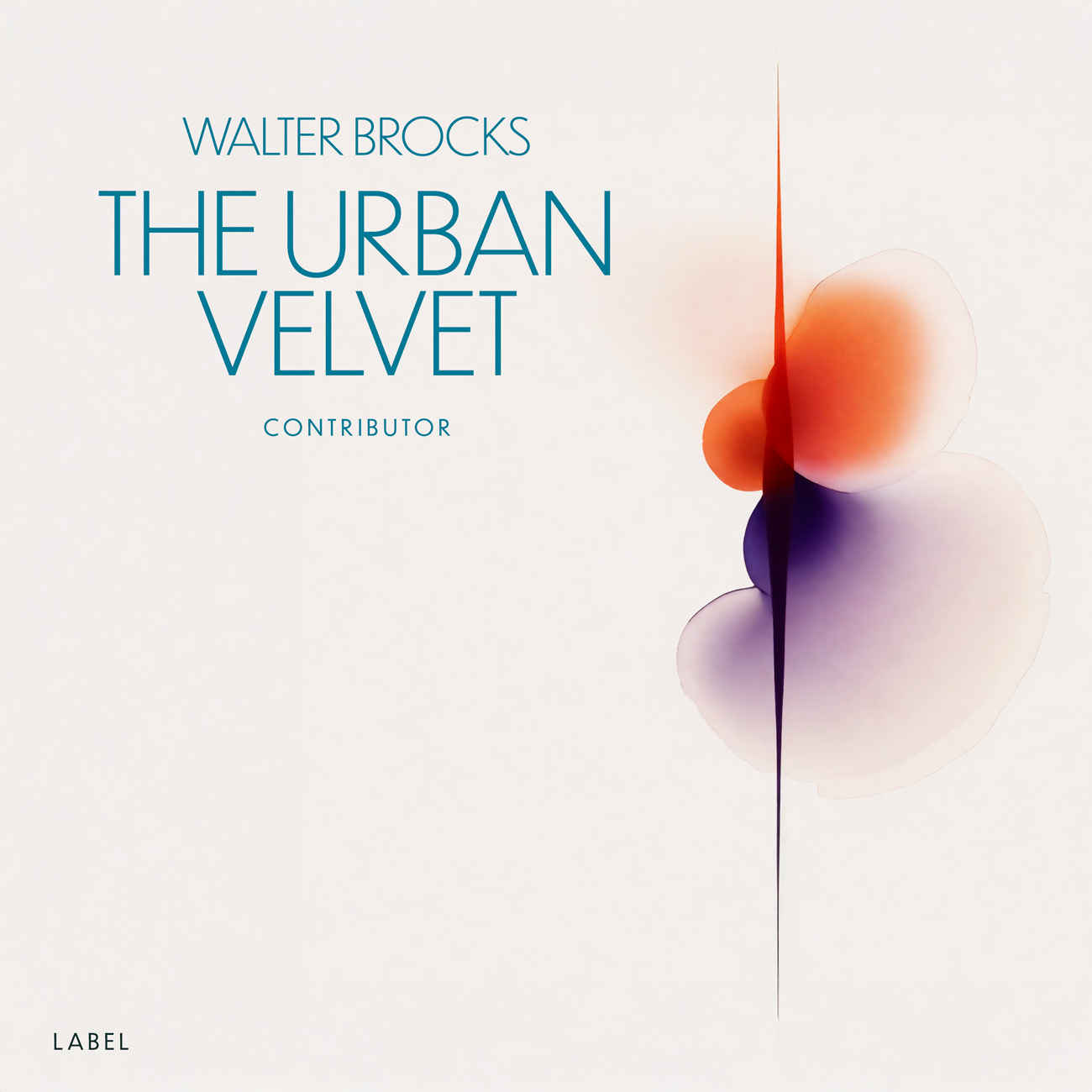 2D view of Premade Contemporary Music Album Cover - Soft Peach #11801 | AlbumArtZone*