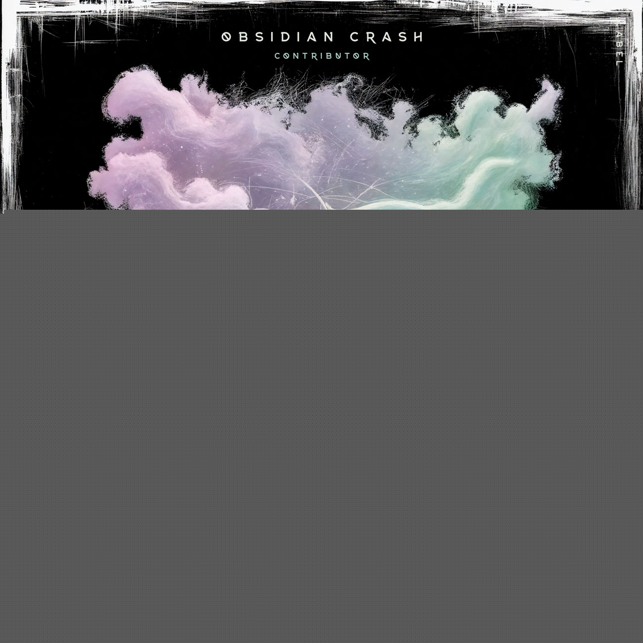 2D view of Premade Electronica & Ambient Album Cover - Pale Slate #12093 | AlbumArtZone*