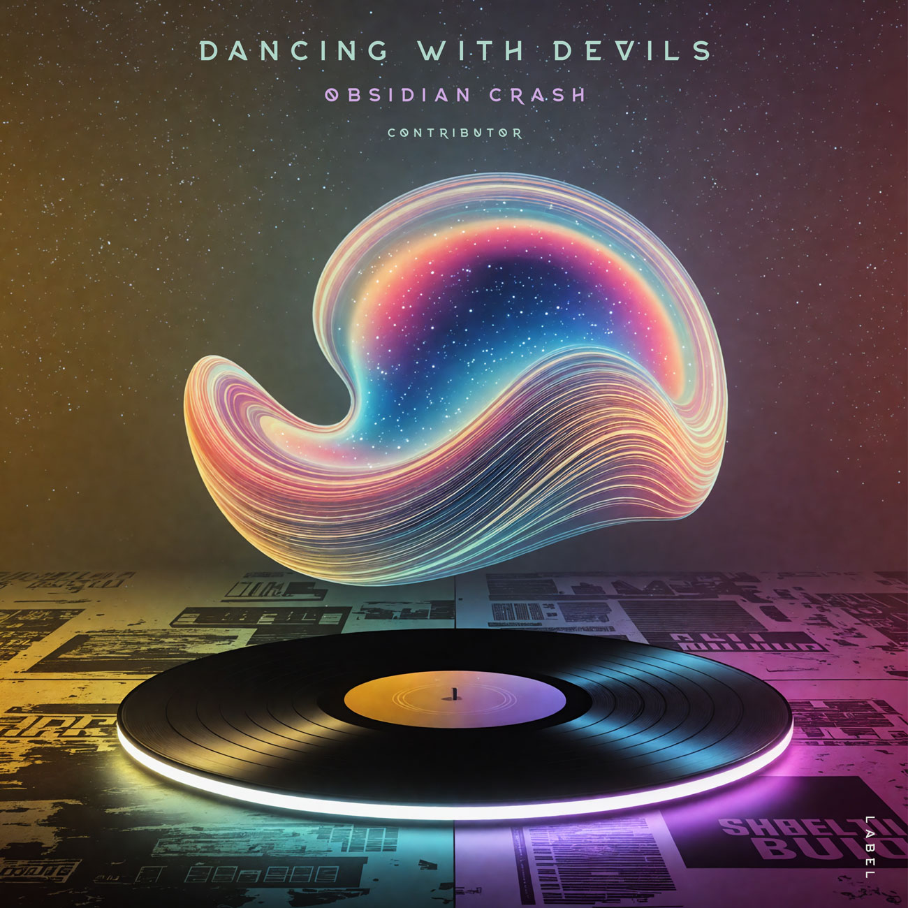 2D view of Premade Electronica & Ambient Book Cover - Tundora #12094 | AlbumArtZone*
