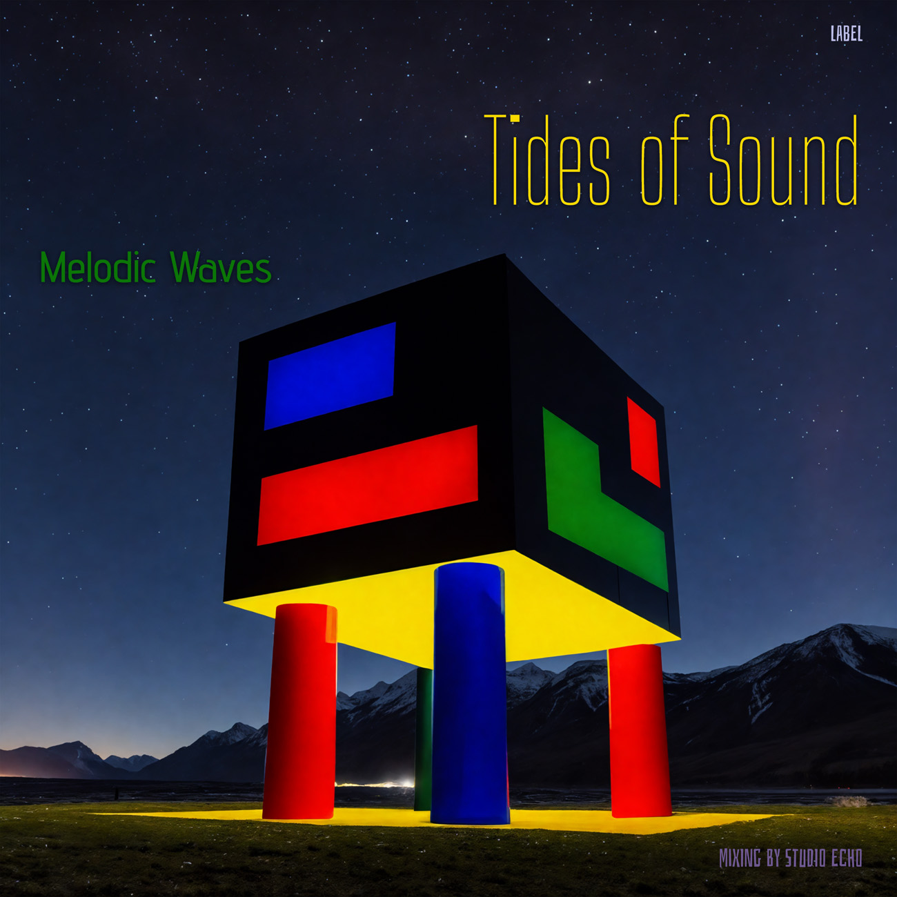 2D view of Premade Electronica & Ambient Book Cover - Mirage #16023 | AlbumArtZone*
