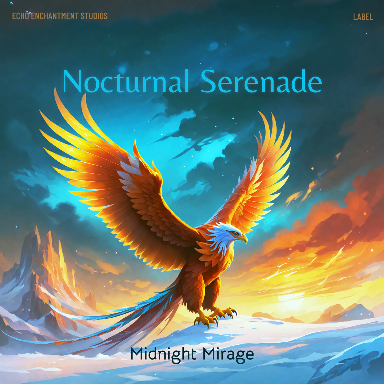 2D view of Premade Indie & Folk Music Album Cover - Limed Spruce #16079 | AlbumArtZone*