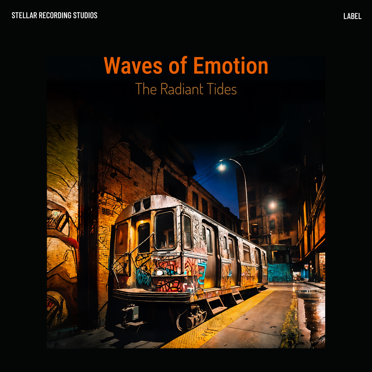 2D view of Premade Contemporary Music Album Cover - Tussock #16167 | AlbumArtZone*