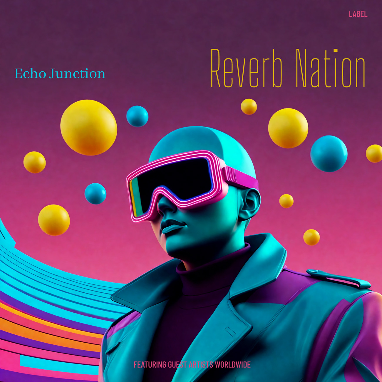2D view of Premade Contemporary Music Album Cover - Martinique #16253 | AlbumArtZone*