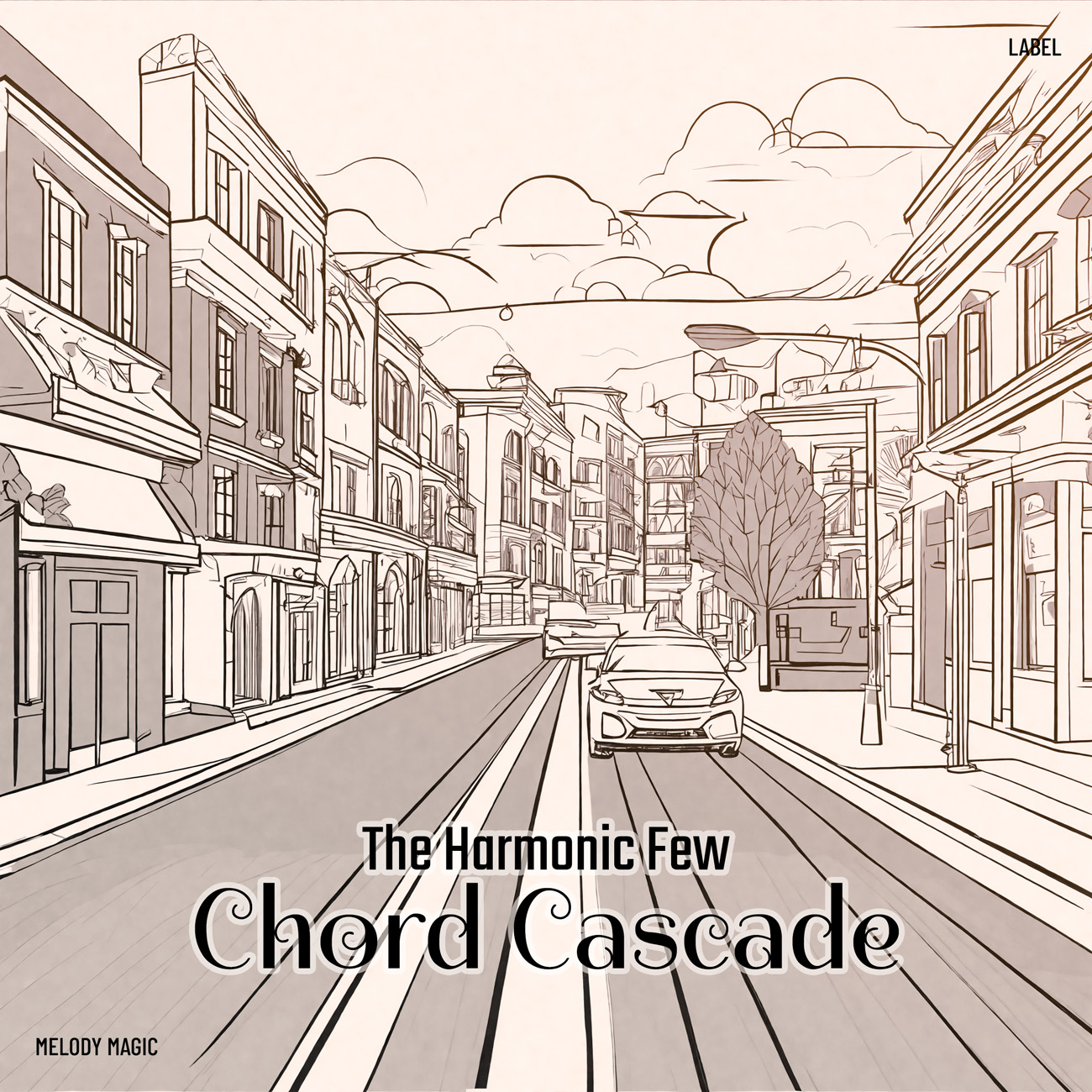 2D view of Premade Contemporary Music Album Cover - Pearl Bush #16309 | AlbumArtZone*