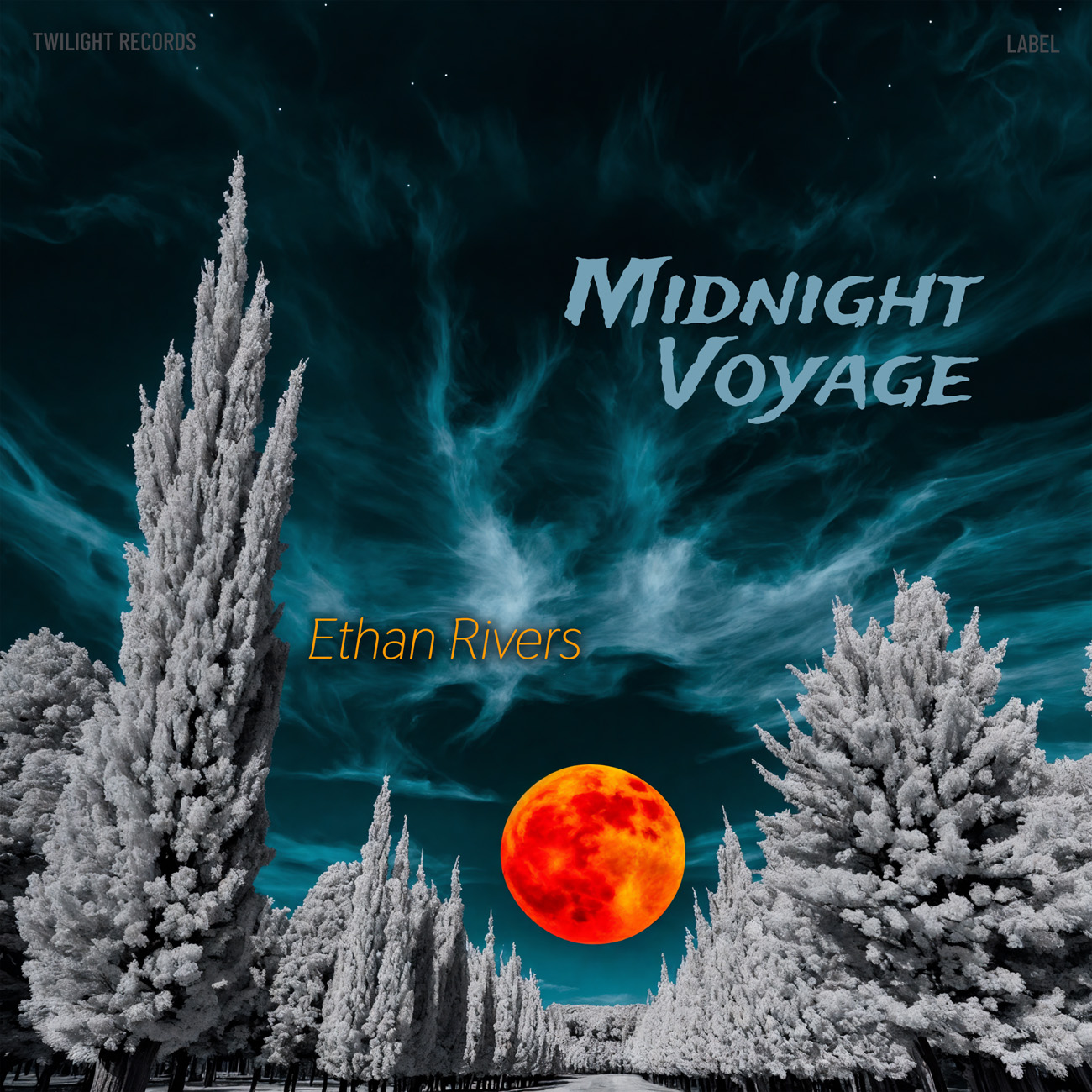 2D view of Premade Electronica & Ambient Album Cover - Del Rio #16318 | AlbumArtZone*