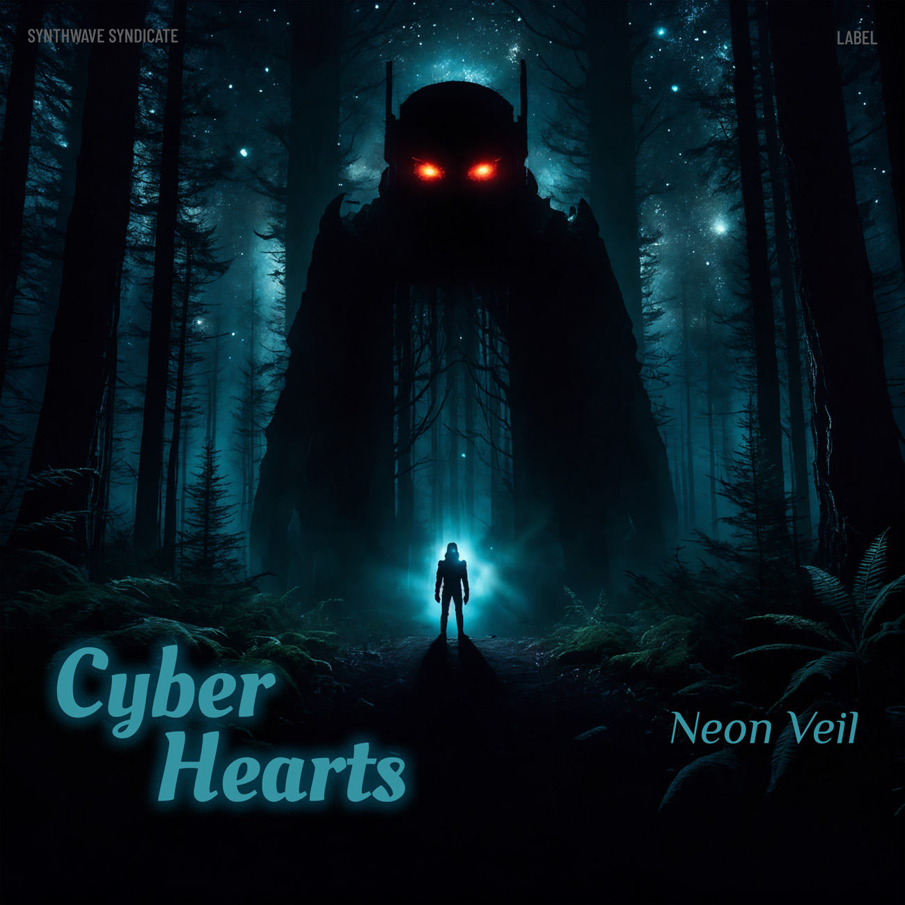 2D view of Premade Electronica & Ambient Album Cover - Black Pearl #16407 | AlbumArtZone*