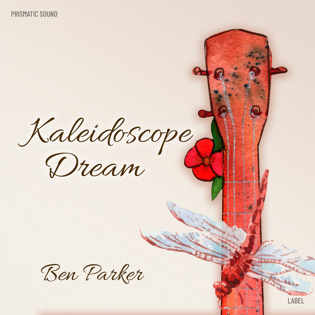 2D view of Premade Country & Acoustic Album Cover - Dawn Pink #16484 | AlbumArtZone*