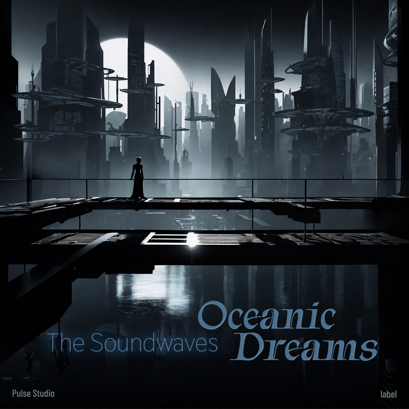 2D view of Premade Electronica & Ambient Album Cover - Bunker #16536 | AlbumArtZone*