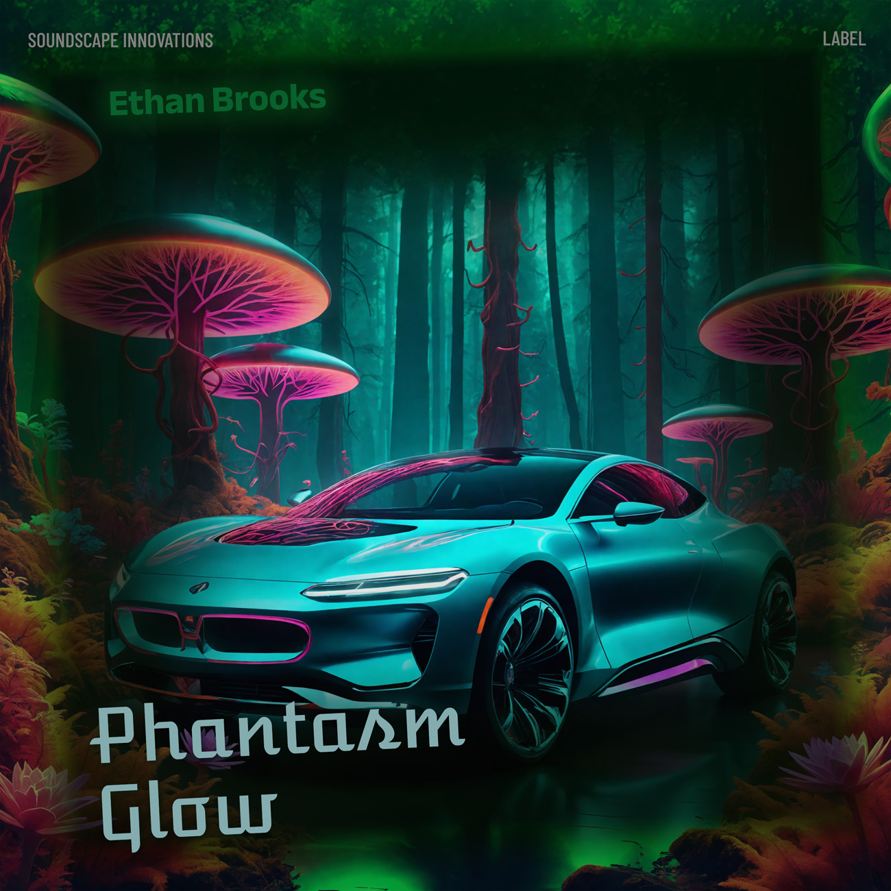 2D view of Premade Electronica & Ambient Album Cover - Aztec #16559 | AlbumArtZone*