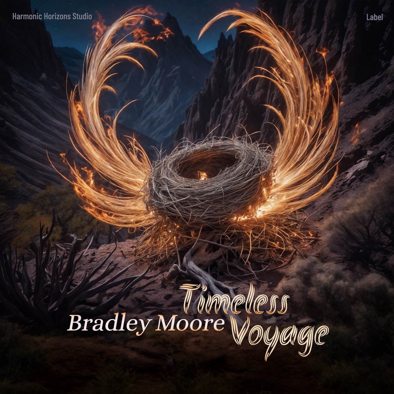 2D view of Premade Electronica & Ambient Album Cover - Thunder #16603 | AlbumArtZone*