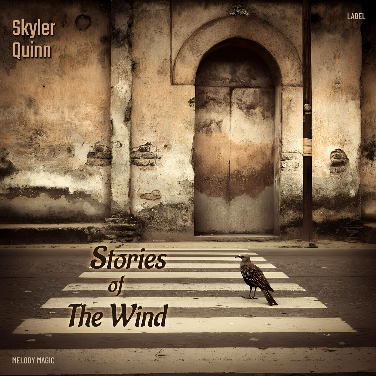 2D view of Premade Indie & Folk Music Album Cover - Saddle #16732 | AlbumArtZone*