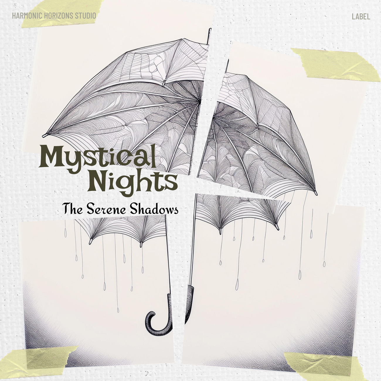 2D view of Premade Electronica & Ambient Book Cover - Pampas #16789 | AlbumArtZone*