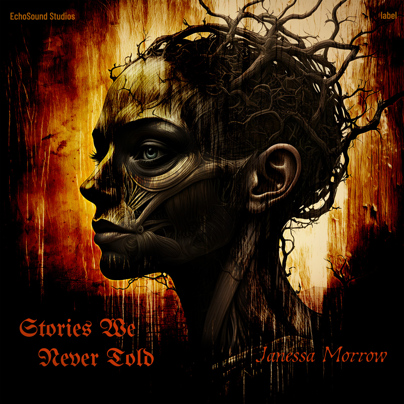 2D view of Premade Electronica & Ambient Book Cover - Crowshead #16843 | AlbumArtZone*