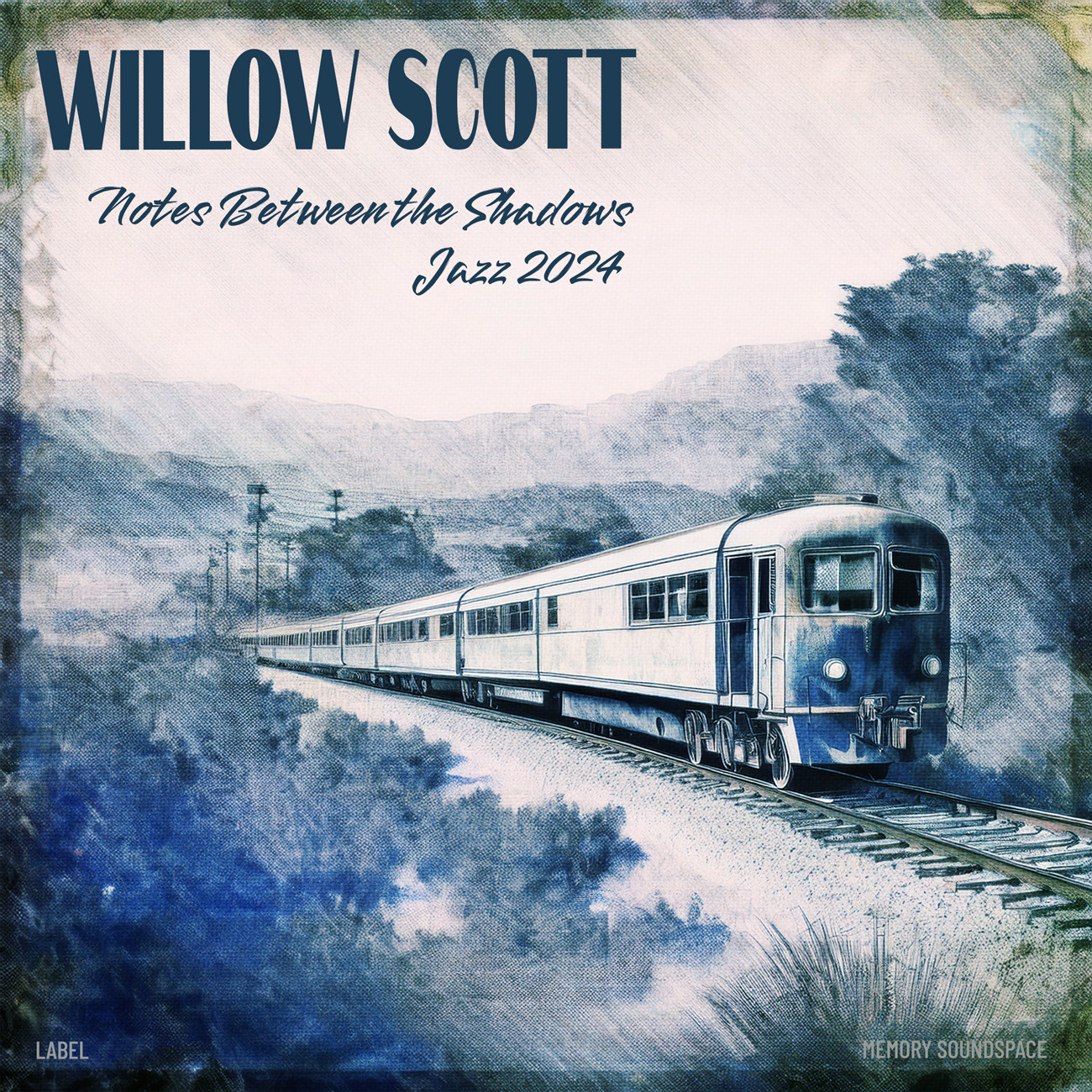 2D view of Premade Country & Acoustic Album Cover - Bon Jour #16871 | AlbumArtZone*
