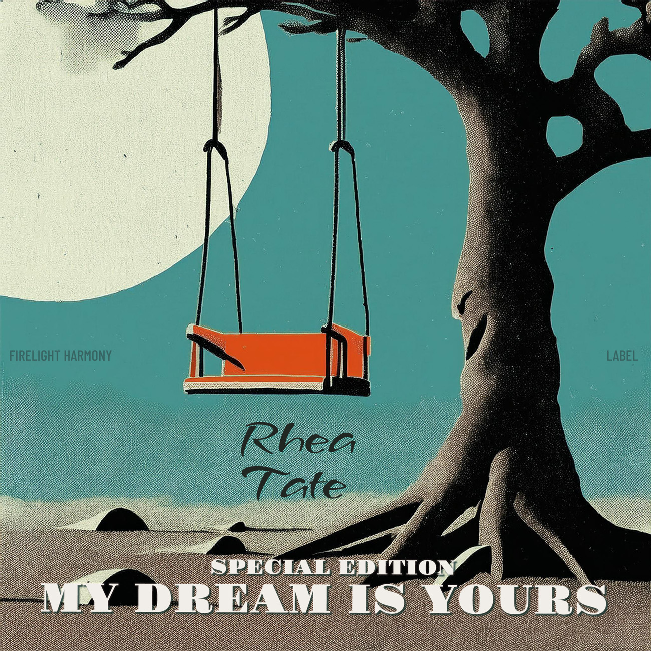 2D view of Premade Traditional Jazz & Blues Album Cover - Smalt Blue #16984 | AlbumArtZone*