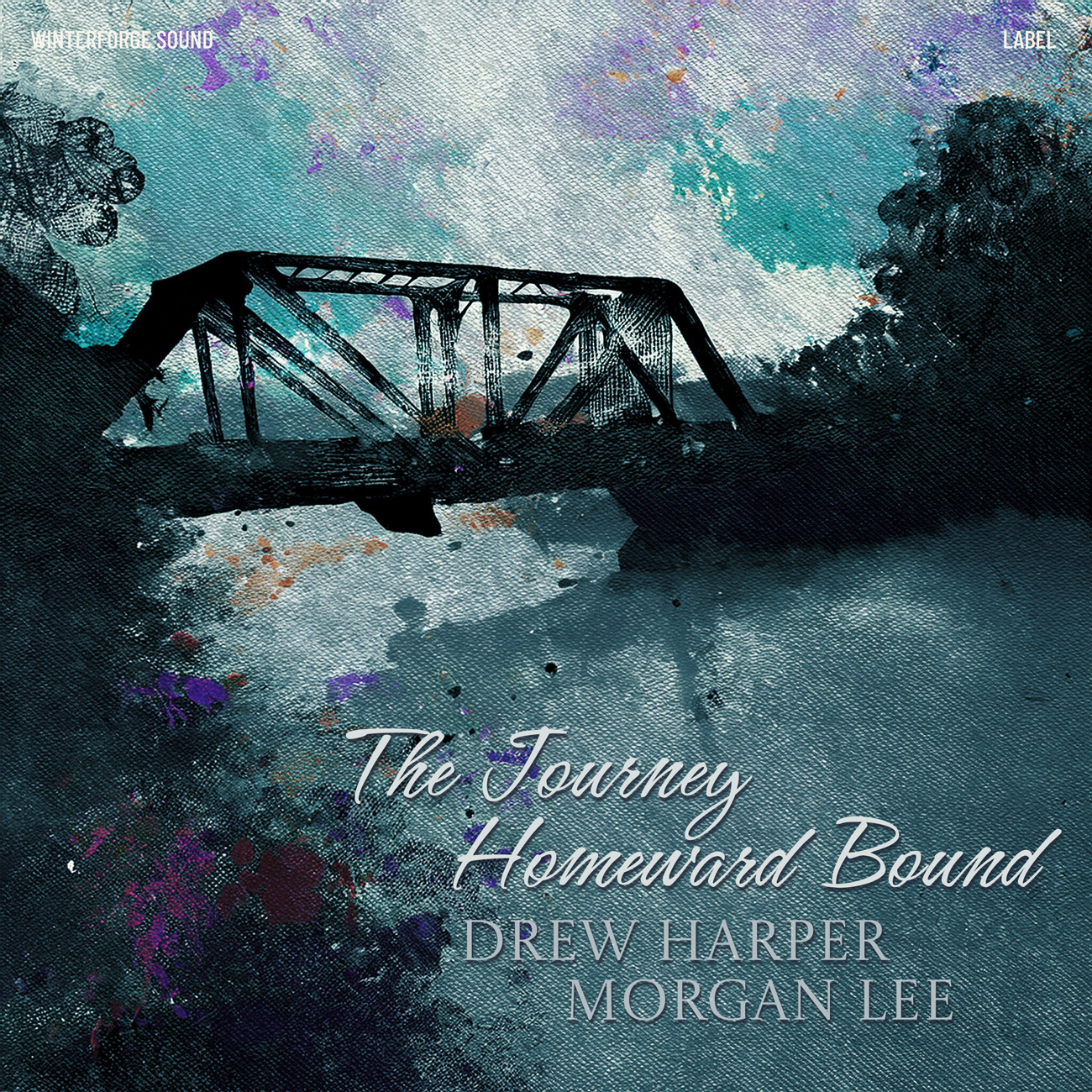 2D view of Premade Indie & Folk Music Book Cover - Timber Green #17059 | AlbumArtZone*