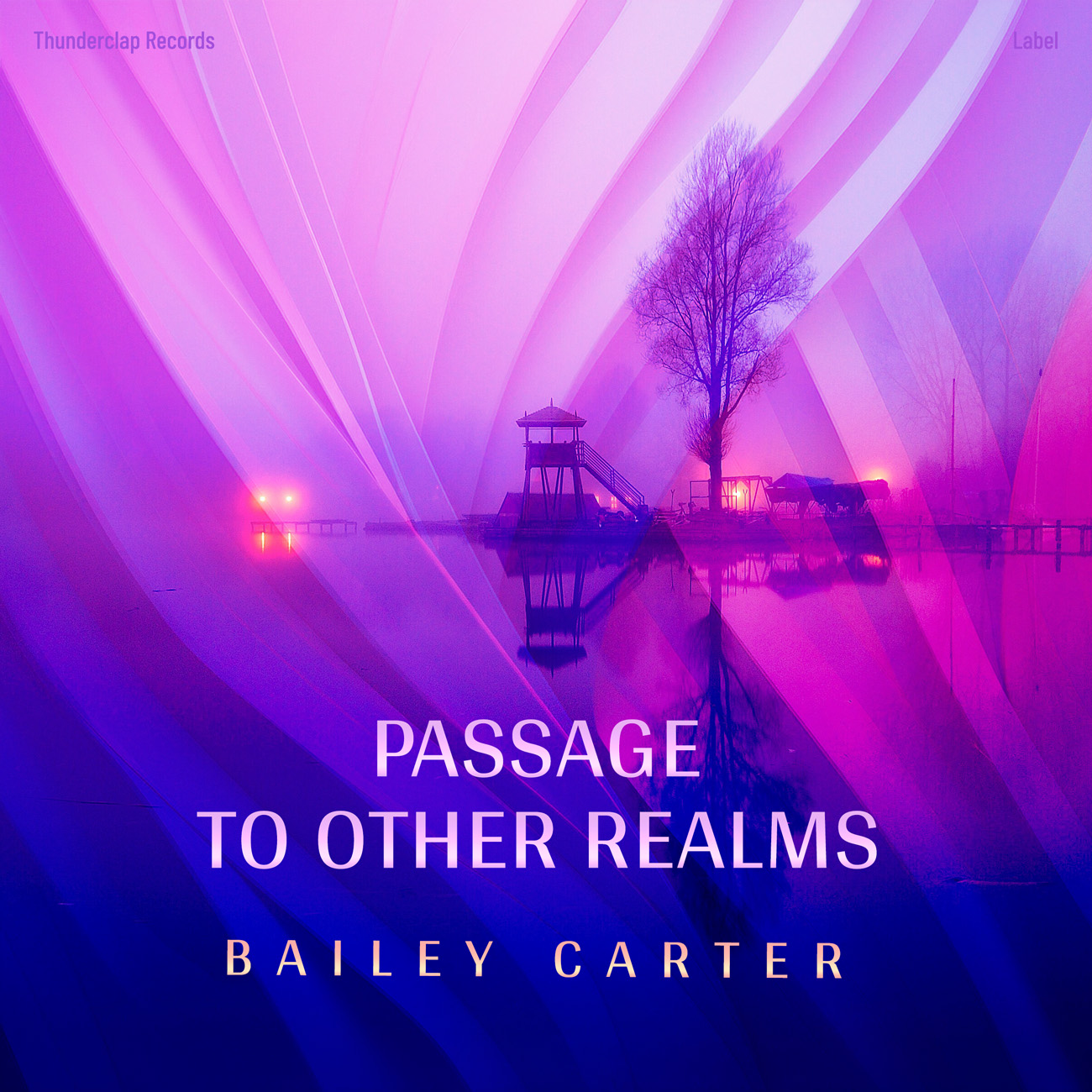 2D view of Premade Indie & Folk Music Book Cover - Lavender #17073 | AlbumArtZone*