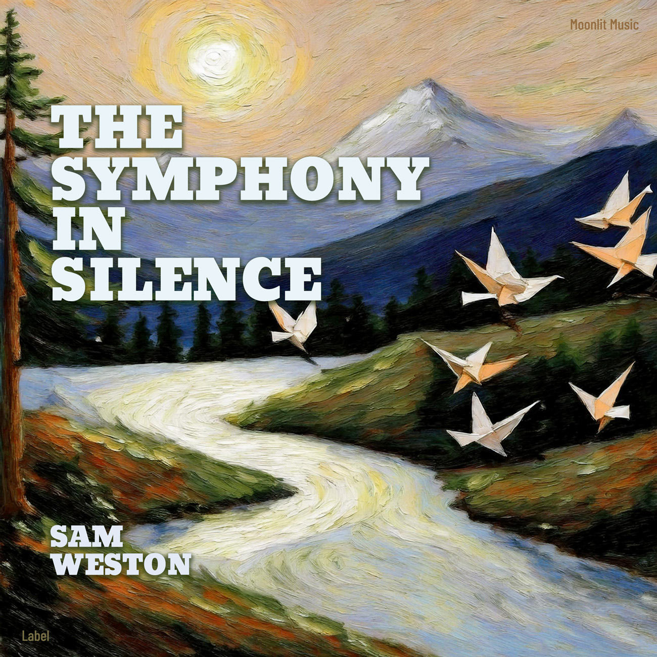2D view of Premade Indie & Folk Music Album Cover - Bison Hide #17125 | AlbumArtZone*