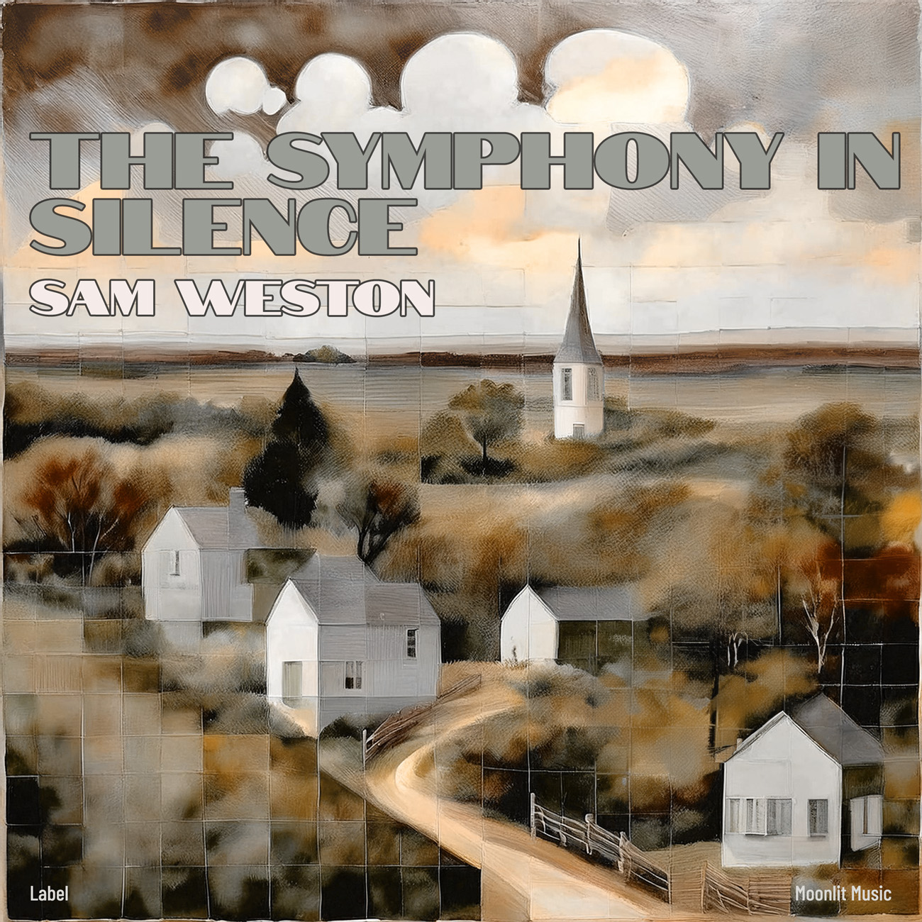 2D view of Premade Country & Acoustic Book Cover - Pale Oyster #17128 | AlbumArtZone*