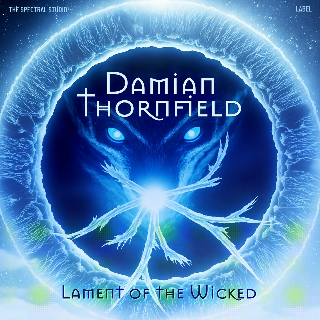 2D view of Premade Electronica & Ambient Album Cover - Fun Blue #17363 | AlbumArtZone*