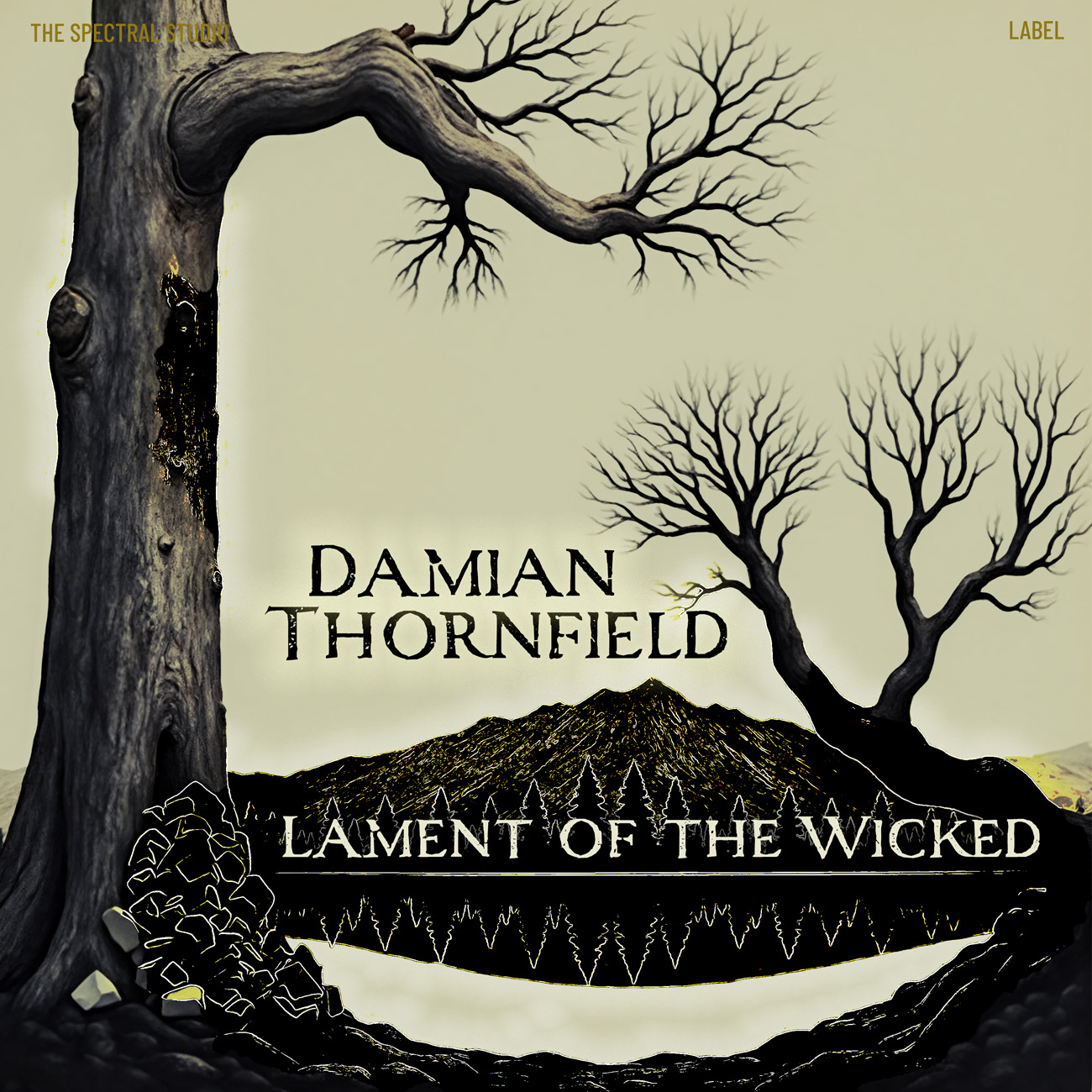 2D view of Premade Rock,Punk & Alternative Book Cover - Thistle Green #17368 | AlbumArtZone*