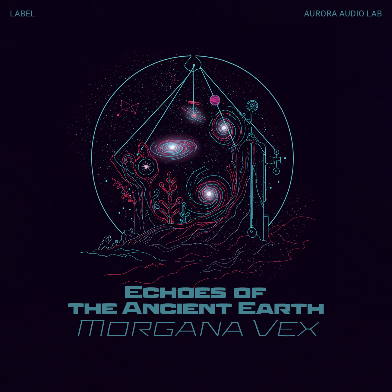 2D view of Premade Electronica & Ambient Album Cover - Haiti #17503 | AlbumArtZone*