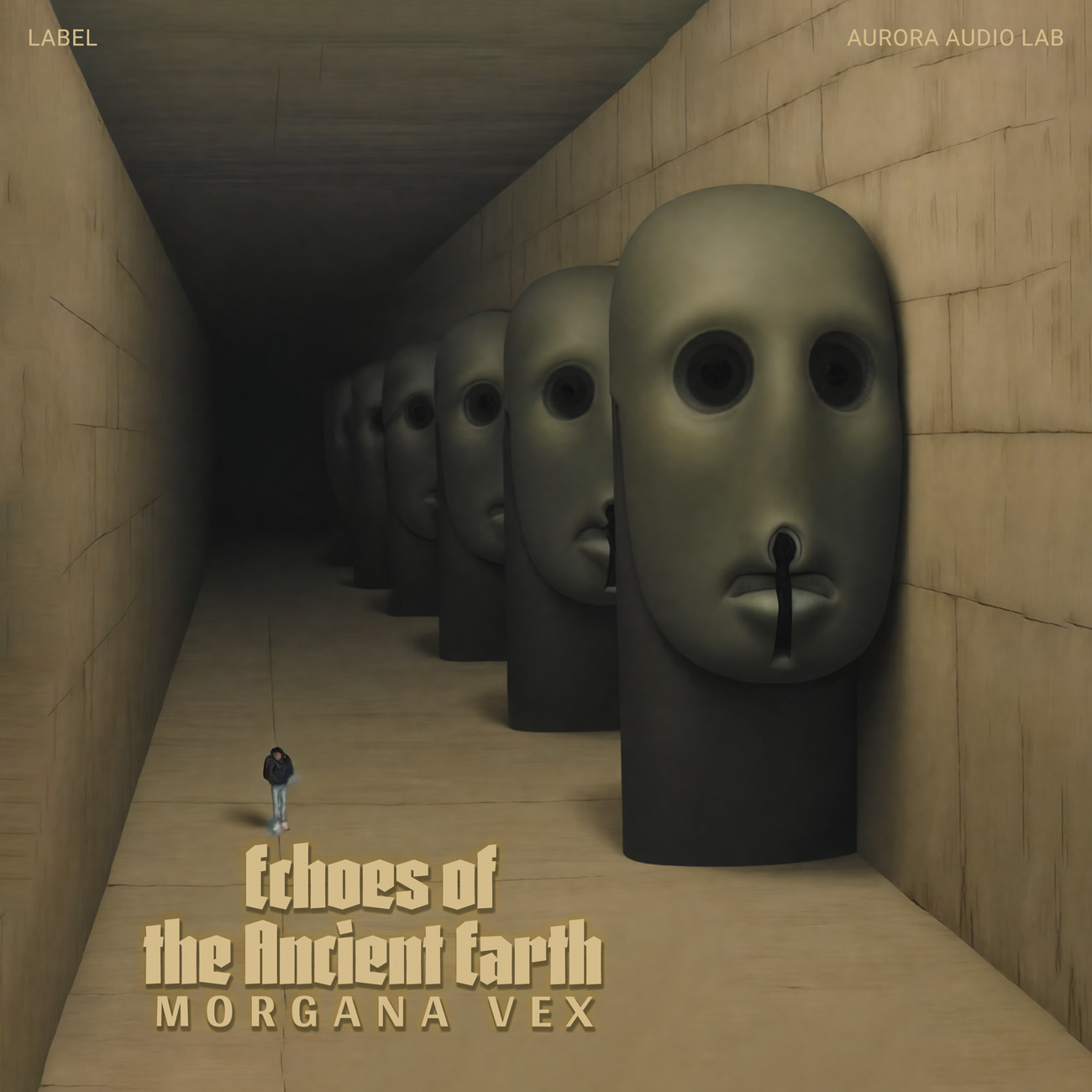 2D view of Premade Rock,Punk & Alternative Album Cover - Tobacco Brown #17510 | AlbumArtZone*