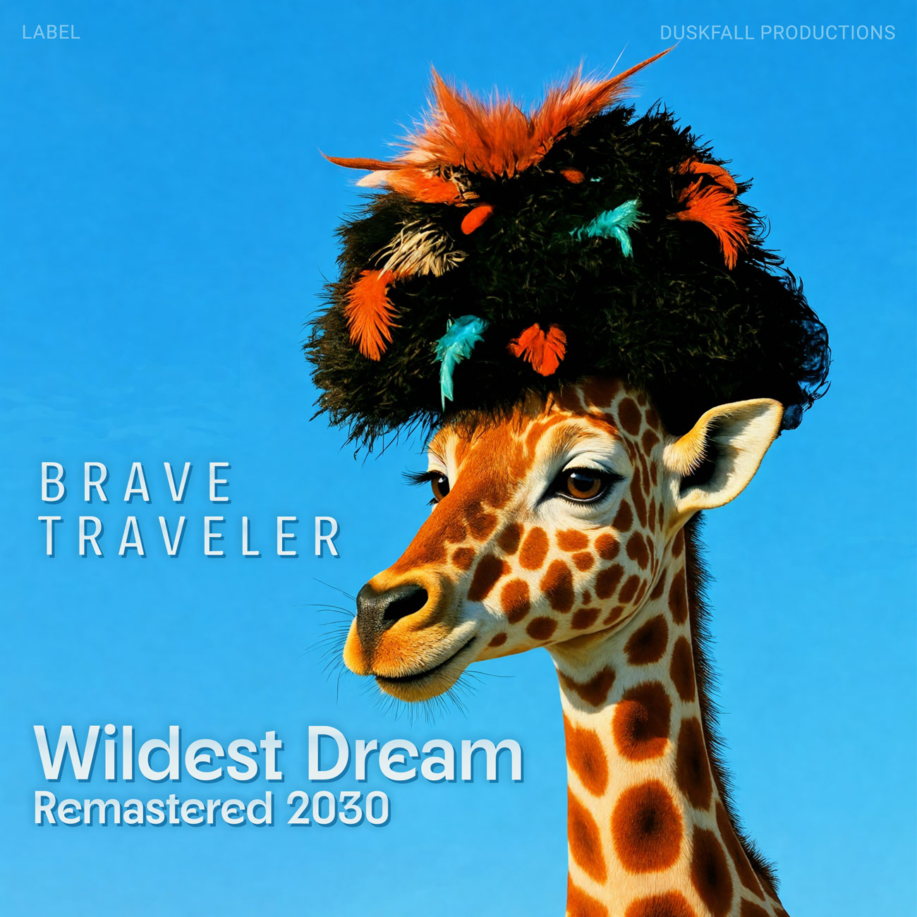 2D view of Premade Pop Album Cover - Picton Blue #17645 | AlbumArtZone*