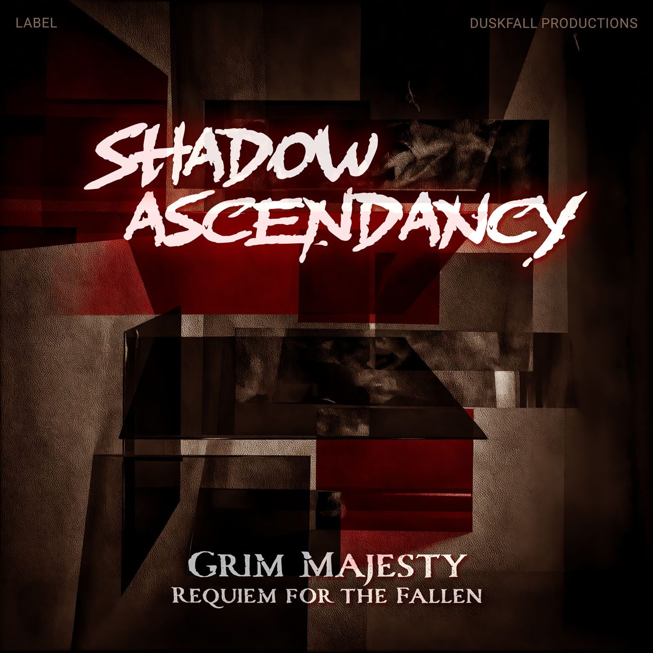 2D view of Premade Electronica & Ambient Album Cover - Crowshead #17662 | AlbumArtZone*
