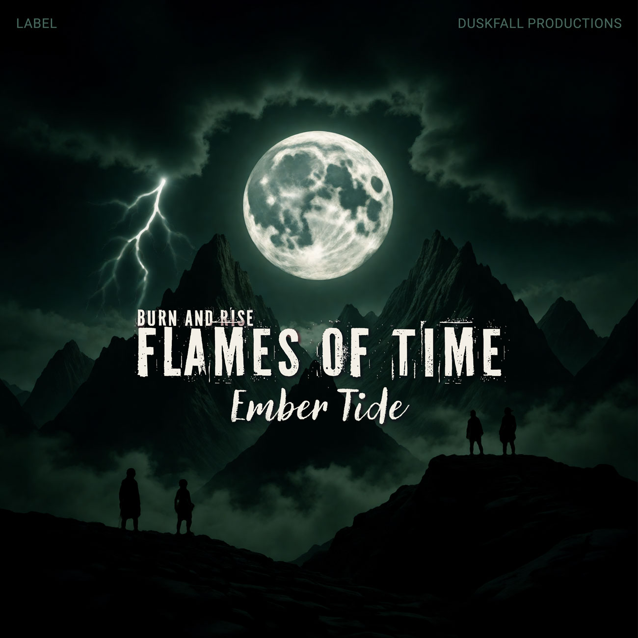 2D view of Premade Electronica & Ambient Album Cover - Racing Green #17691 | AlbumArtZone*