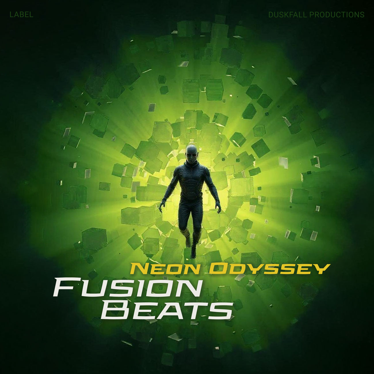 2D view of Premade Dance & House Album Cover - Black #17770 | AlbumArtZone*