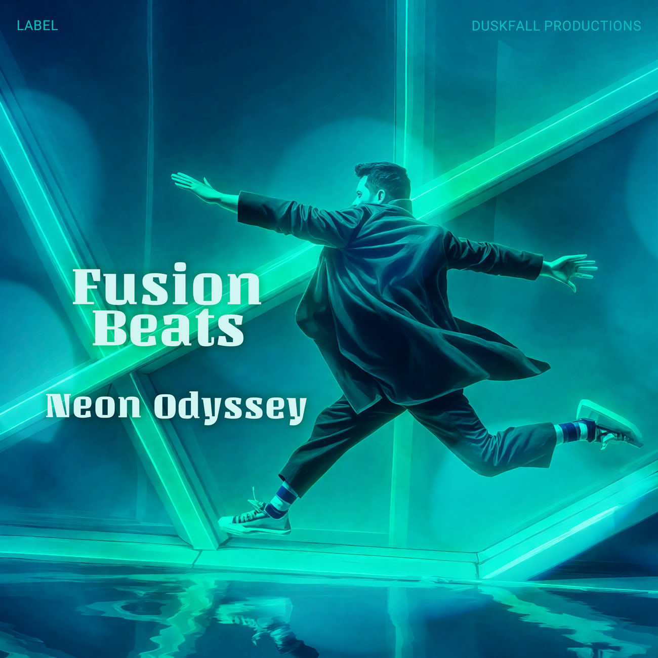 2D view of Premade Dance & House Album Cover - Blue Lagoon #17779 | AlbumArtZone*