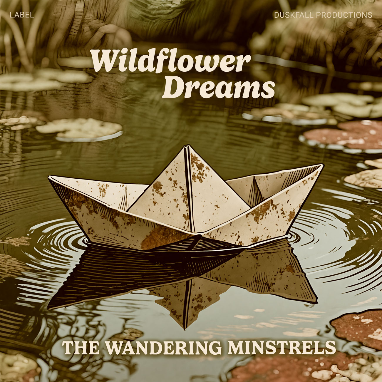 2D view of Premade Indie & Folk Music Album Cover - Punga #17820 | AlbumArtZone*
