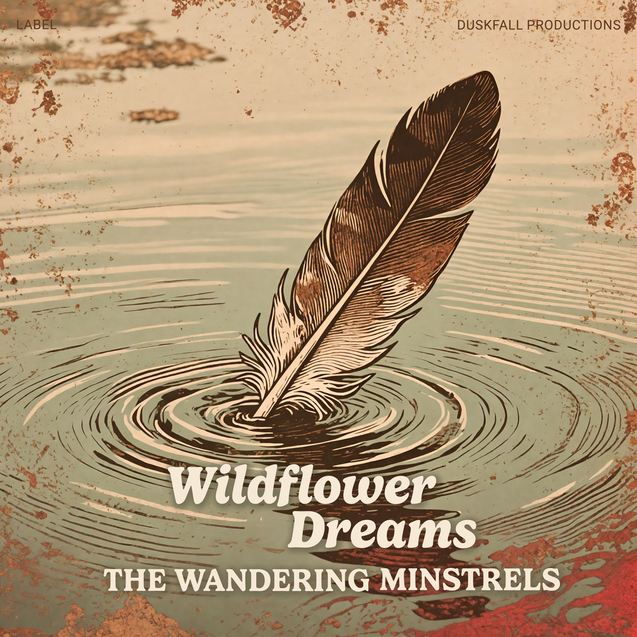 2D view of Premade Indie & Folk Music Book Cover - Indian Khaki #17821 | AlbumArtZone*