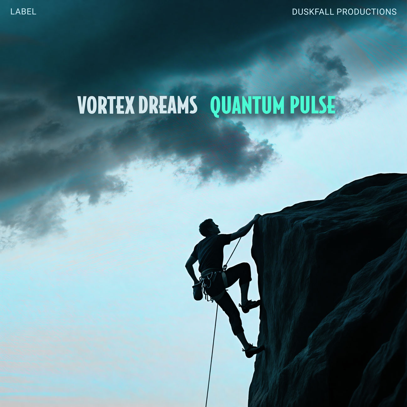 2D view of Premade Electronica & Ambient Album Cover - Powder Blue #17881 | AlbumArtZone*